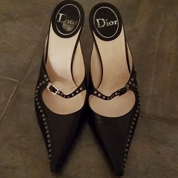 Christian Dior leather heels - Picture 1 of 8